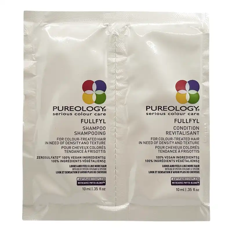 [Sample 0.7 oz] Pureology FULLFYL Shampoo & Conditioner Duo | For Color Treated Hair - Free Sample