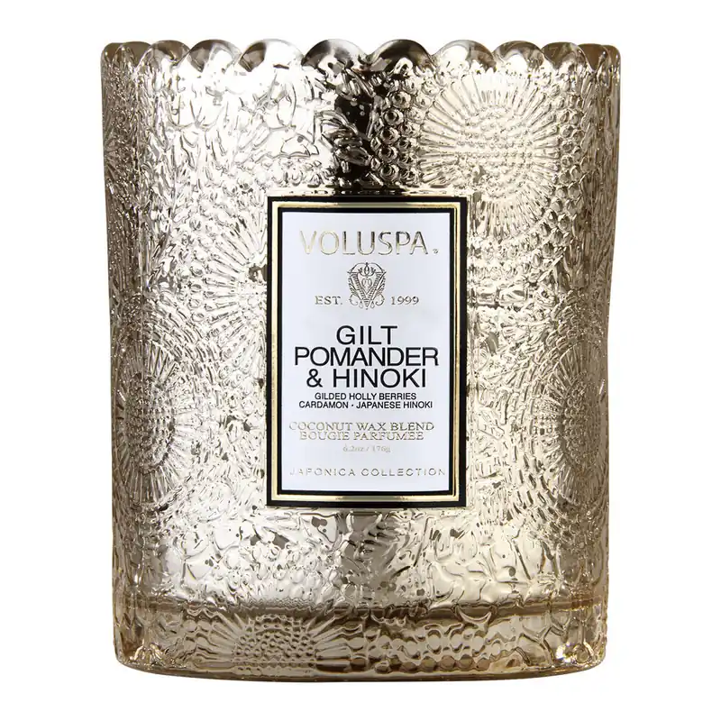 Voluspa Gilt Pomander & Hinoki 6.2 oz