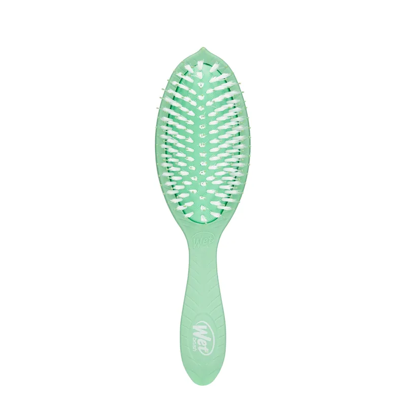 Wet Brush Go Green Treatment & Shine Hairbrush - Tea Tree Oil Infused / Green
