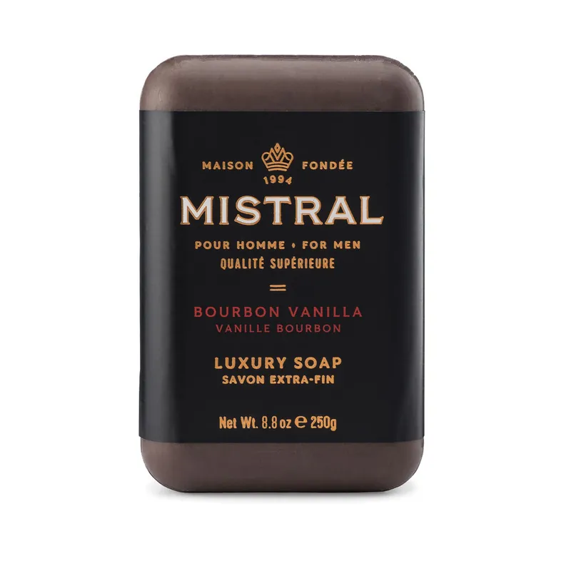 Mistral Luxury Soap Bar 8.8 oz / 250 g - Bourbon Vanilla