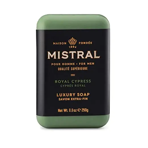 Mistral Luxury Soap Bar 8.8 oz / 250 g - Royal Cypress