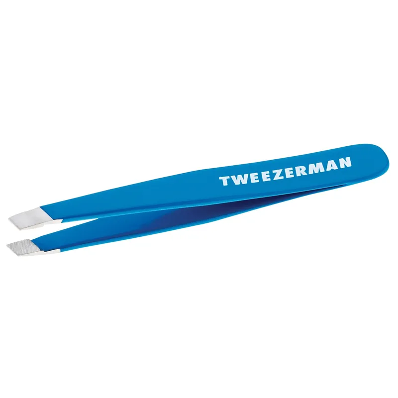 Tweezerman Mini Slant Tweezer - Bahama Blue | 1248-CR