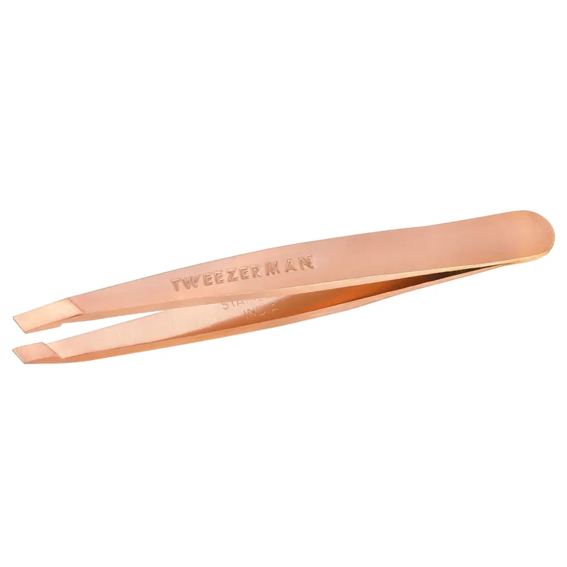 Tweezerman Mini Slant Tweezer - Rose Gold | 1254-R