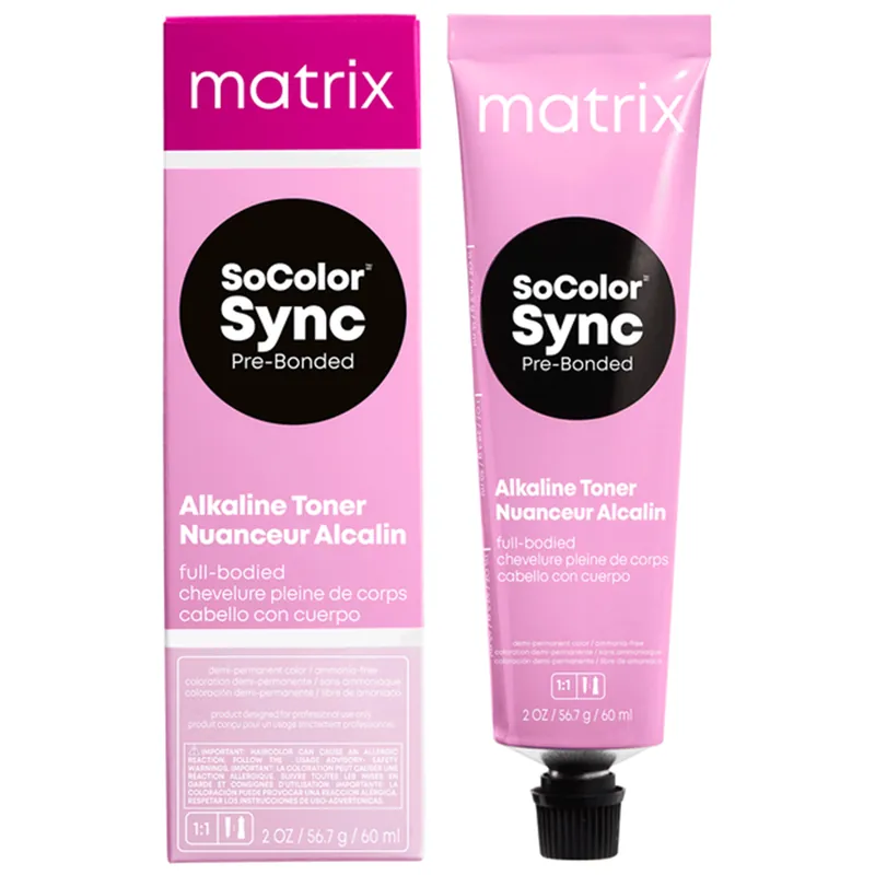 Matrix SoColor Sync Pre-Bonded Alkaline Toner 2 oz - 8BC Medium Blonde Blonde Copper