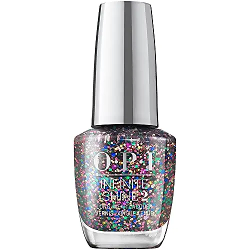 OPI Infinite Shine 2 Long Wear Lacquer Nail Polish - Cheers To Mani Years 0.5 Oz Glitter