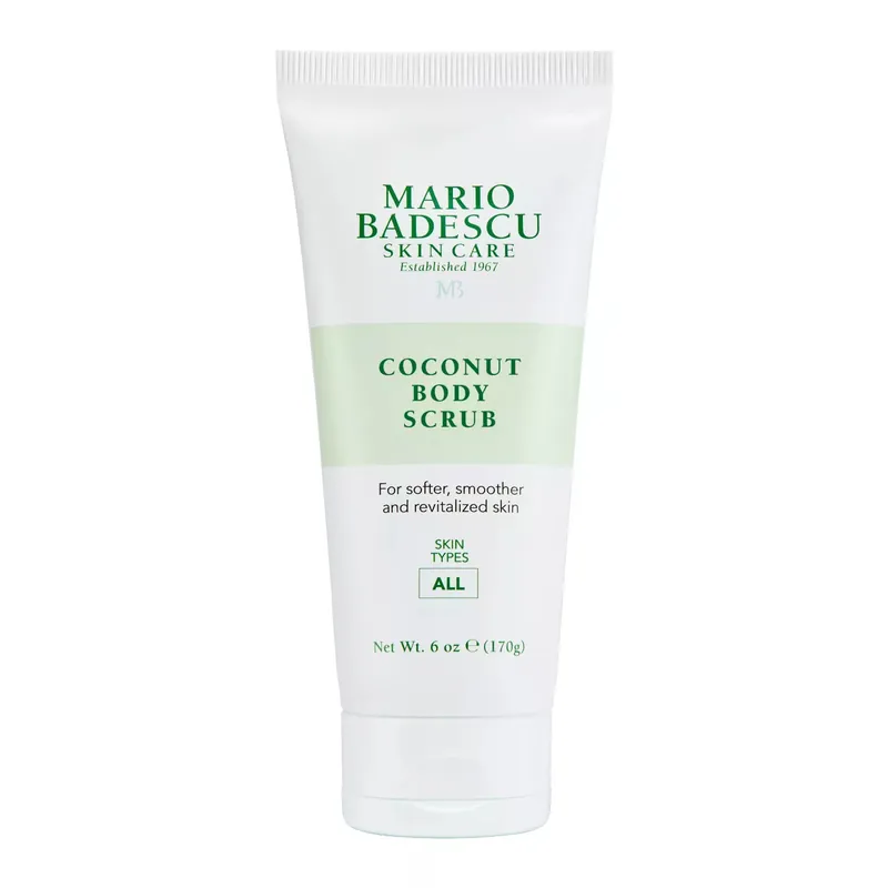 Mario Badescu Coconut Body Scrub 6 Oz | For Softer, Smoother And Revitalized Skin