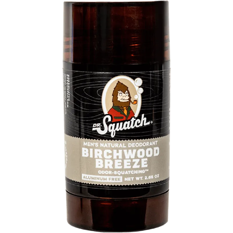 Dr. Squatch Men's All Natural Deodorant 2.65 oz - Birchwood Breeze