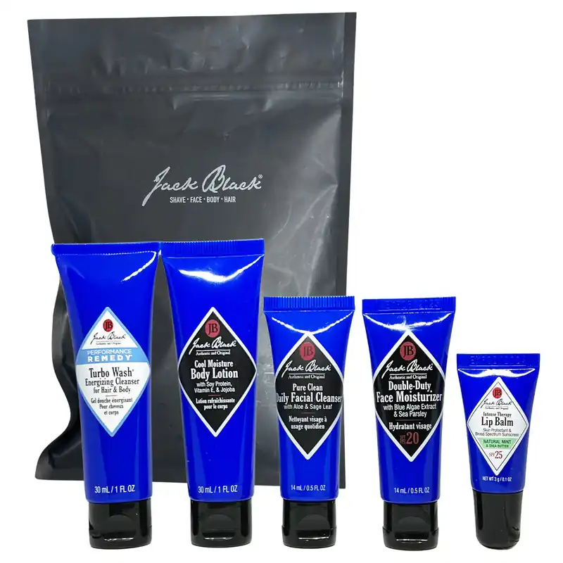 Jack Black Gift Set - Shave, Face, Body & Hair | Set of 5