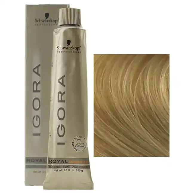 Schwarzkopf IGORA ROYAL ABSOLUTES Permanent Anti-Age Color 2.1 oz / 60 g - 9-05 Extra Light Natural Gold