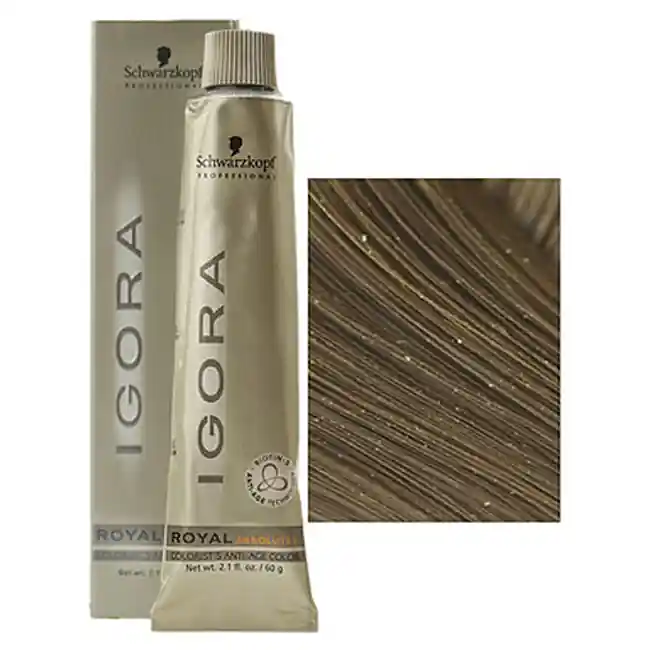 Schwarzkopf IGORA ROYAL ABSOLUTES Permanent Anti-Age Color 2.1 oz / 60 g - 6-05 Dark Natural Gold Blonde