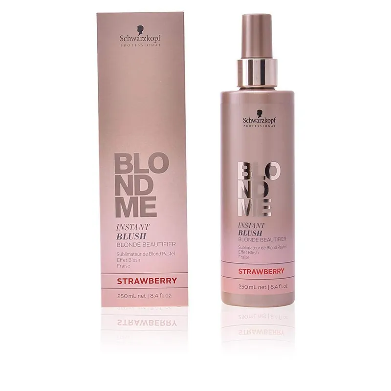 Schwarzkopf BLONDME Instant Blush Blonde Beautifier 8.4 oz / 250 ml - Strawberry