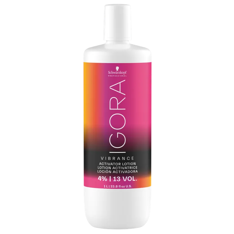 Schwarzkopf IGORA VIBRANCE Activator Lotion 33.8 oz / Liter - 4% / 13 Vol