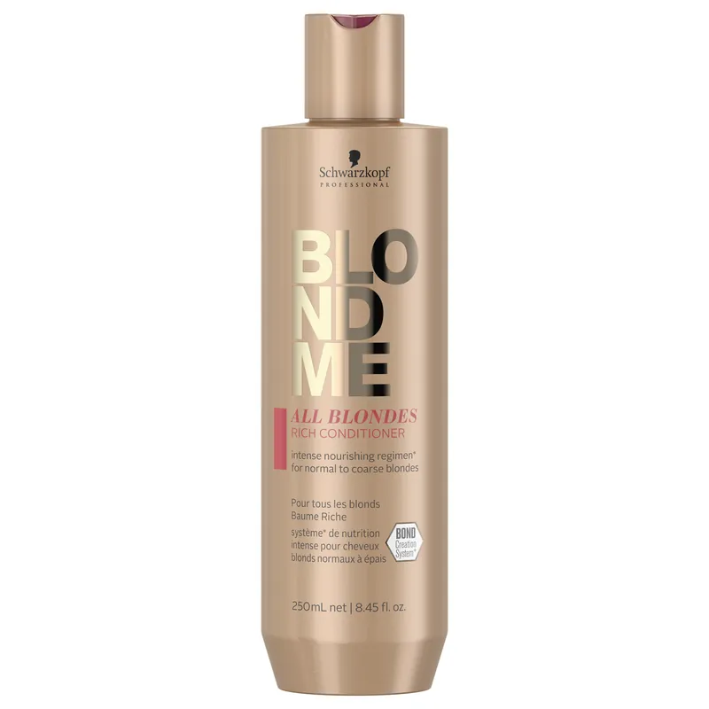 Schwarzkopf BLONDME All Blondes Rich Conditioner 8.45 oz / 250 ml