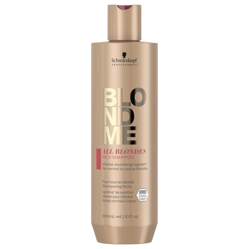 Schwarzkopf BLONDME All Blondes Rich Shampoo 10 oz / 300 ml
