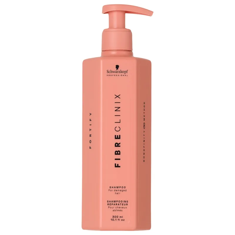 Schwarzkopf FIBRE CLINIX Tribond Fortify Shampoo 10.1 oz / 300 ml | Fine to Normal Damaged Hair