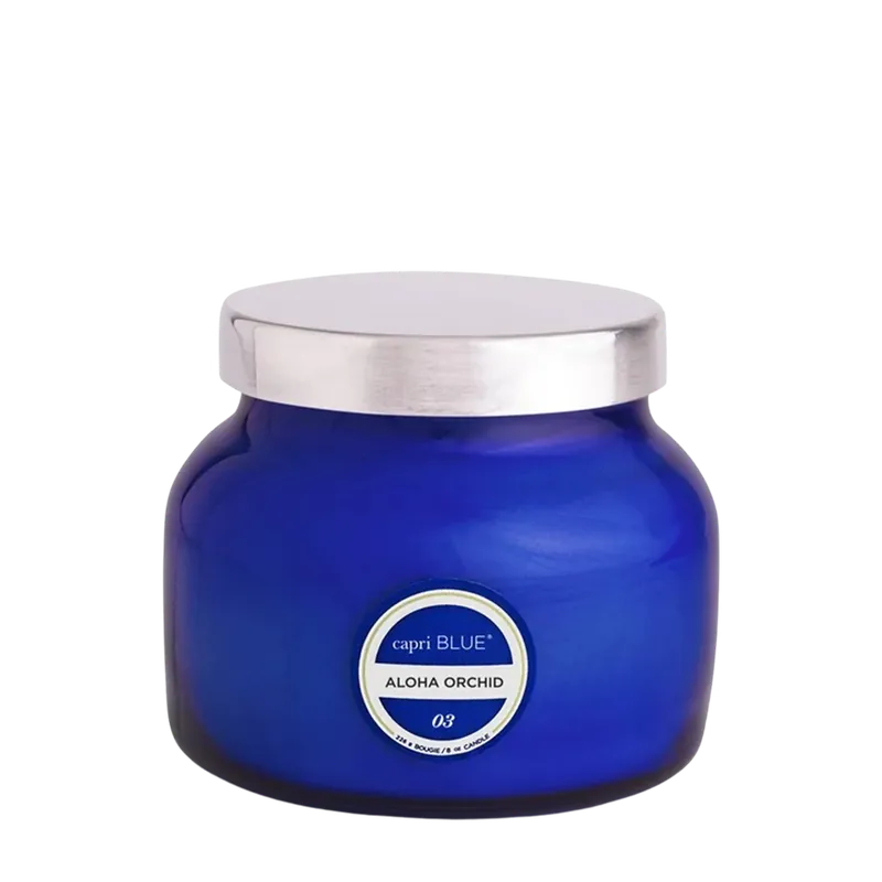 Capri Blue Petite Jar 8 oz / 226 g - Aloha Orchid / Blue