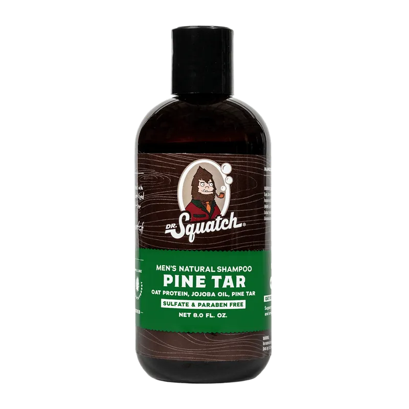 Dr. Squatch Men's Natural Shampoo 8 oz - Pine Tar