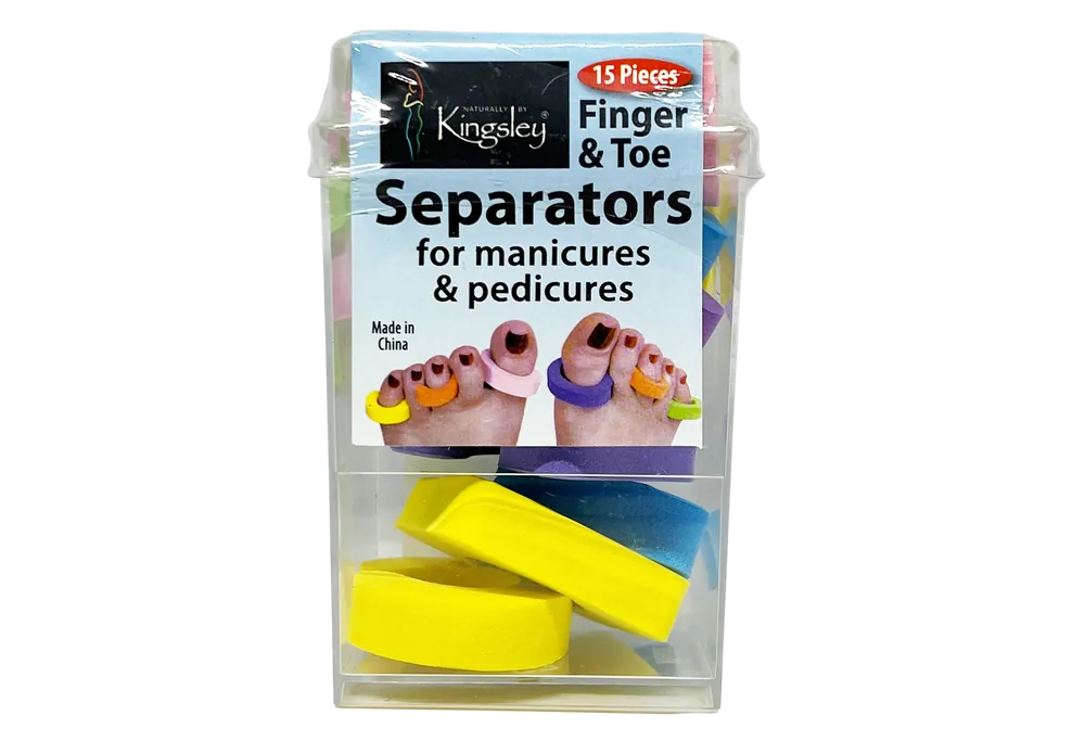 Kingsley Finger & Toe Separators 15 pc | For Manicures & Pedicures