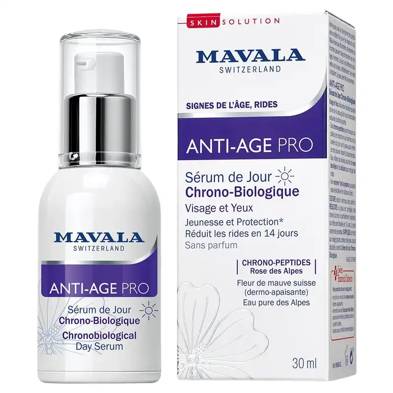 Mavala ANTI-AGE PRO Chronobiological Day Serum 1 oz / 30 ml | Skin Solutions