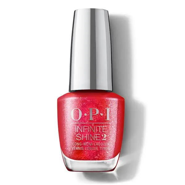 OPI Infinite Shine 2 Long Wear Lacquer Rhinestone Red-y