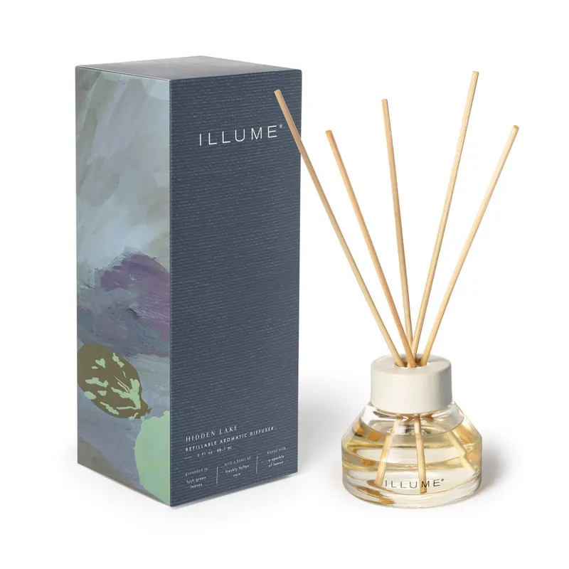 Illume Refillable Aromatic Diffuser 3 oz / 88.7 ml - Hidden Lake