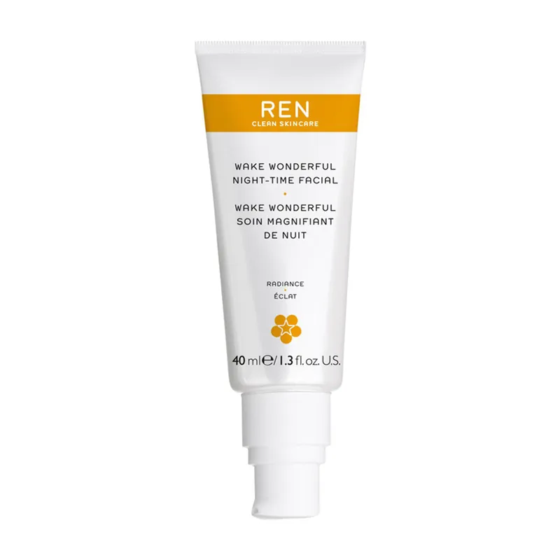 Ren Wake Wonderful Night-Time Facial 1.3 oz | Radiance