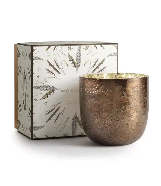 Illume Woodfire Large Luxury Soy Candle 22 oz