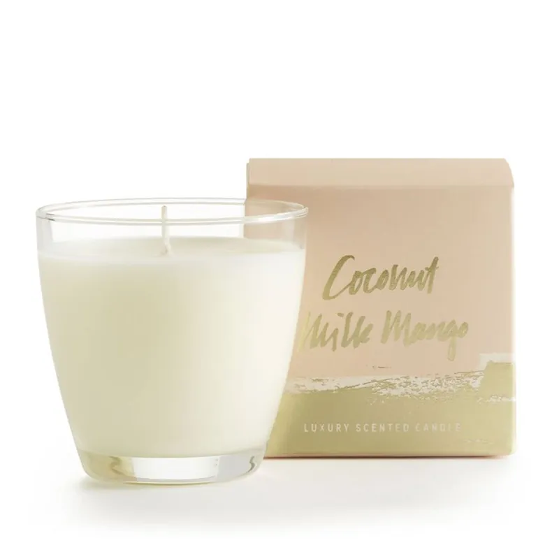 Illume Demi Boxed Glass Candle 4.7 oz / 135 g - Coconut Milk Mango