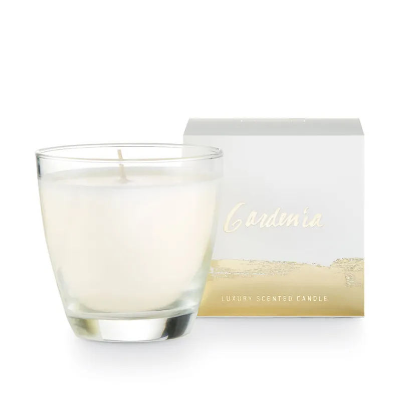 Illume Demi Boxed Glass Candle 4.7 oz / 135 g - Gardenia