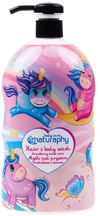 Strawberry Shower Soap with Natural Aloe Juice - Bath and Body