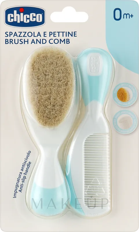 Baby Comb & Hair Brush, blue - Accessories