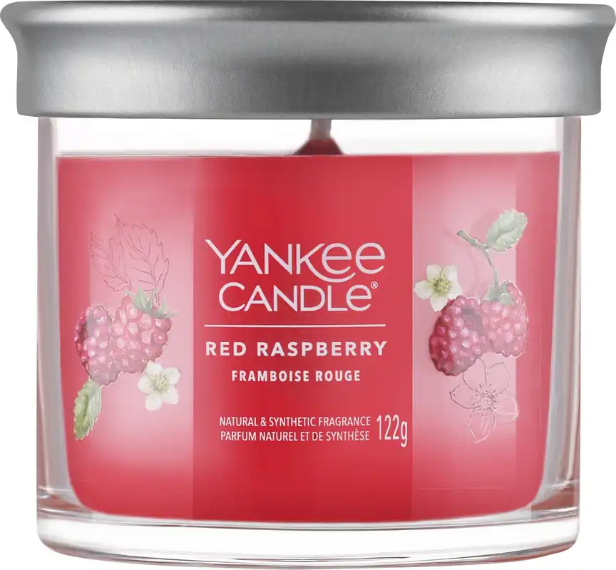 Red Raspberry Scented Candle on Stand, 1 wick - Bath and Body