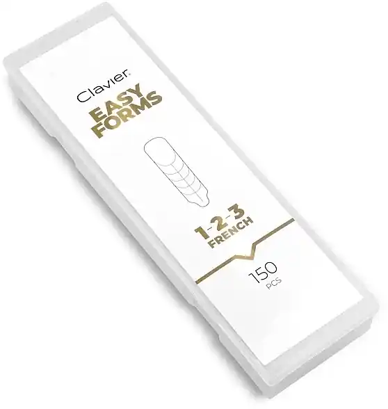 Forms for Nail Extensions, 1-2-3 French, 150 pcs