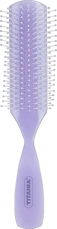 Narrow Massage Brush, 9 rows, purple - Accessories