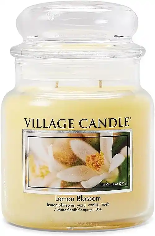 Scented Candle in Glass Jar - Bath and Body