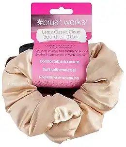 Large Classic Cloud Satin Scrunchie, 3 pcs. - Accessories