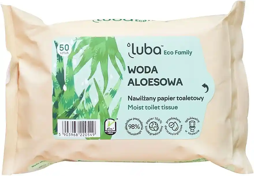 Aloe Vera Moist Toilet Tissue - Luba