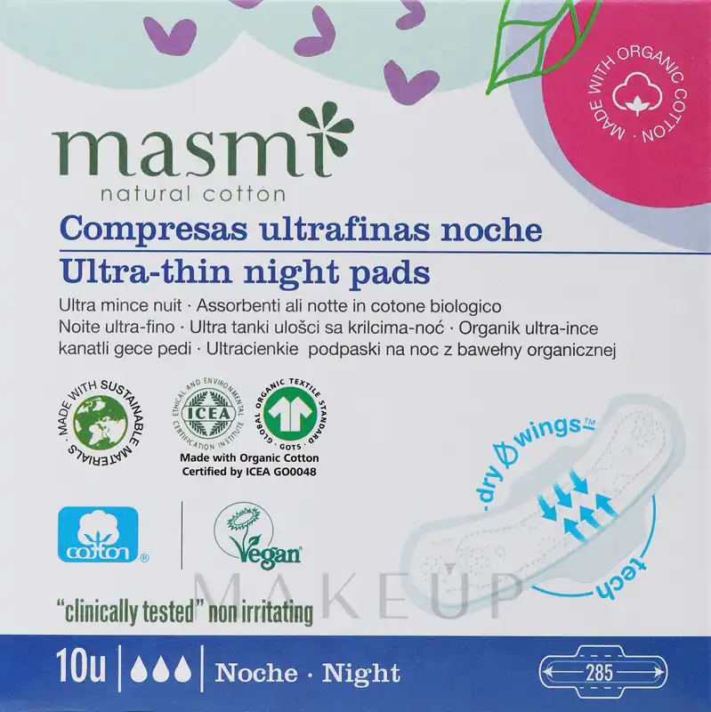 Sanitary Napkins, 10 pcs - Bath and Body