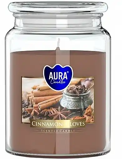 Cinnamon & Clove Scented Candle in Jar - Bath and Body