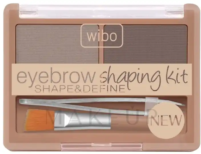 Wibo Eyebrow Shaping (eyebrow/powder + tweezers + brush) - Makeup