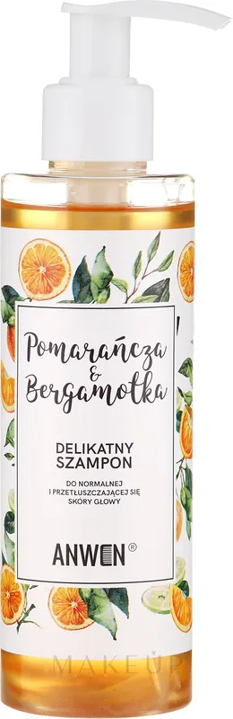 Orange & Bergamot Shampoo for Normal & Oily Scalp - Hair