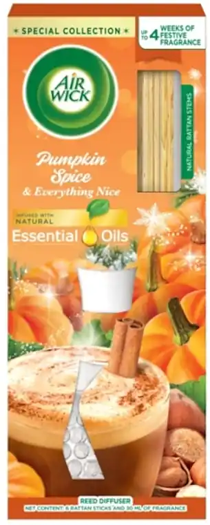 Pumpkin Spices & All the Beauty Fragrance Diffuser - Bath and Body