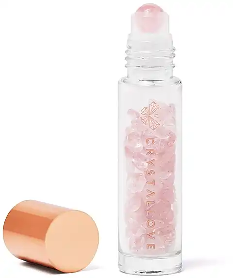 Bottle with Rose Quartz Crystals, 10 ml - Accessories