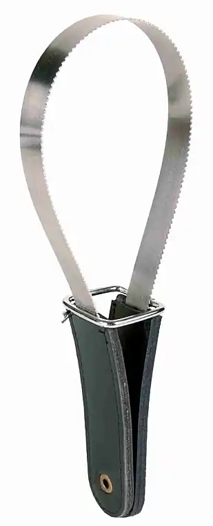 Metal Comb with Leather Handle, 25 x 8 cm - Trixie