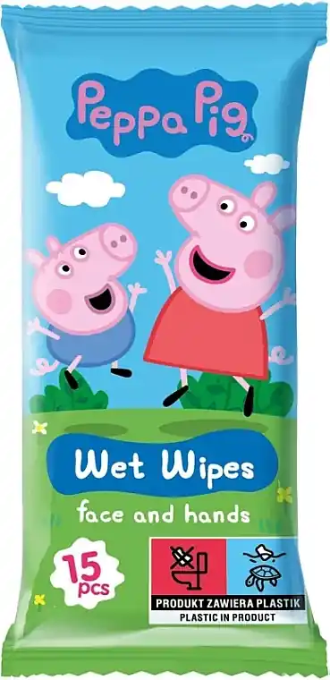 Wet Wipes with Strawberry Scent, 15 pcs - Accessories