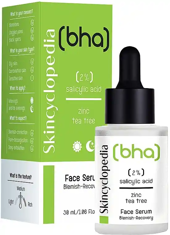 Concentrated Face Serum with 2% Salicylic Acid & Tea Tree Extract - Skin Care Products