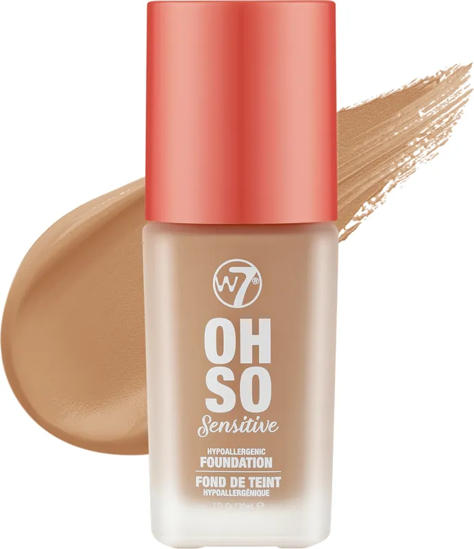 W7 Oh So Sensitive Hypoallergenic Foundation - Makeup