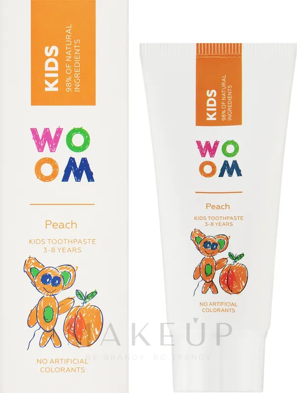 Kids Peach Toothpaste - Bath and Body