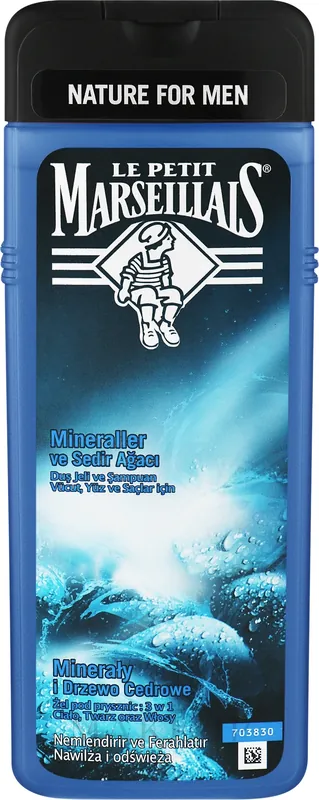 Men Gel Shampoo "Cedar and Minerals" - Bath and Body