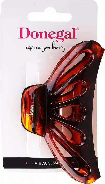 Hair Clip FA-5813, large, amber